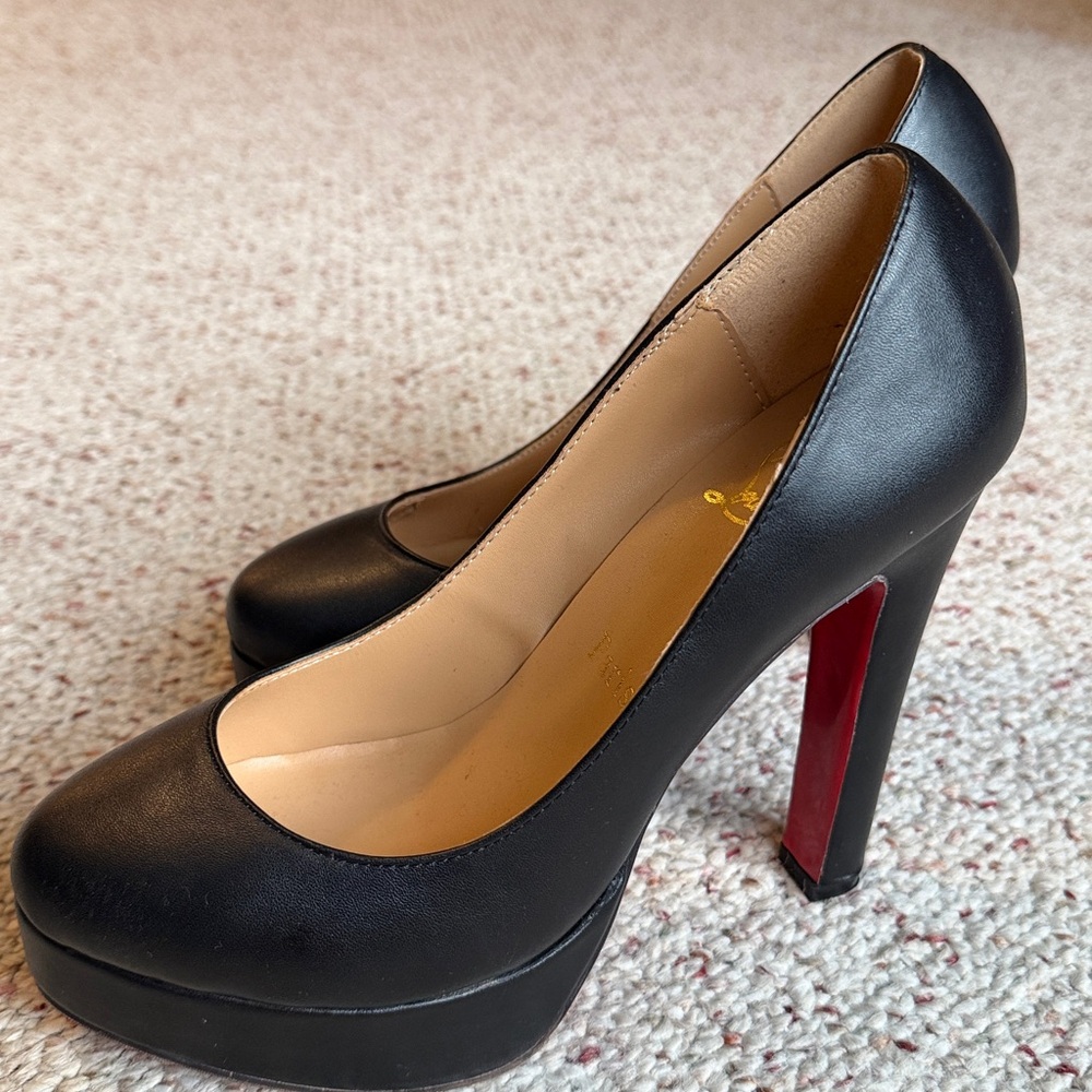 Designer Like  Christian Louboutin Classic Black Heels